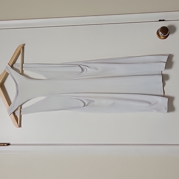 T by Alexander Wang - Medium, off white (slight blue undertone), racer back tank - Picture 3 of 3